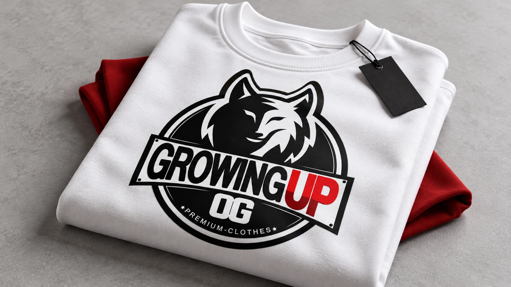 Mockup de presentación de Growing Up
