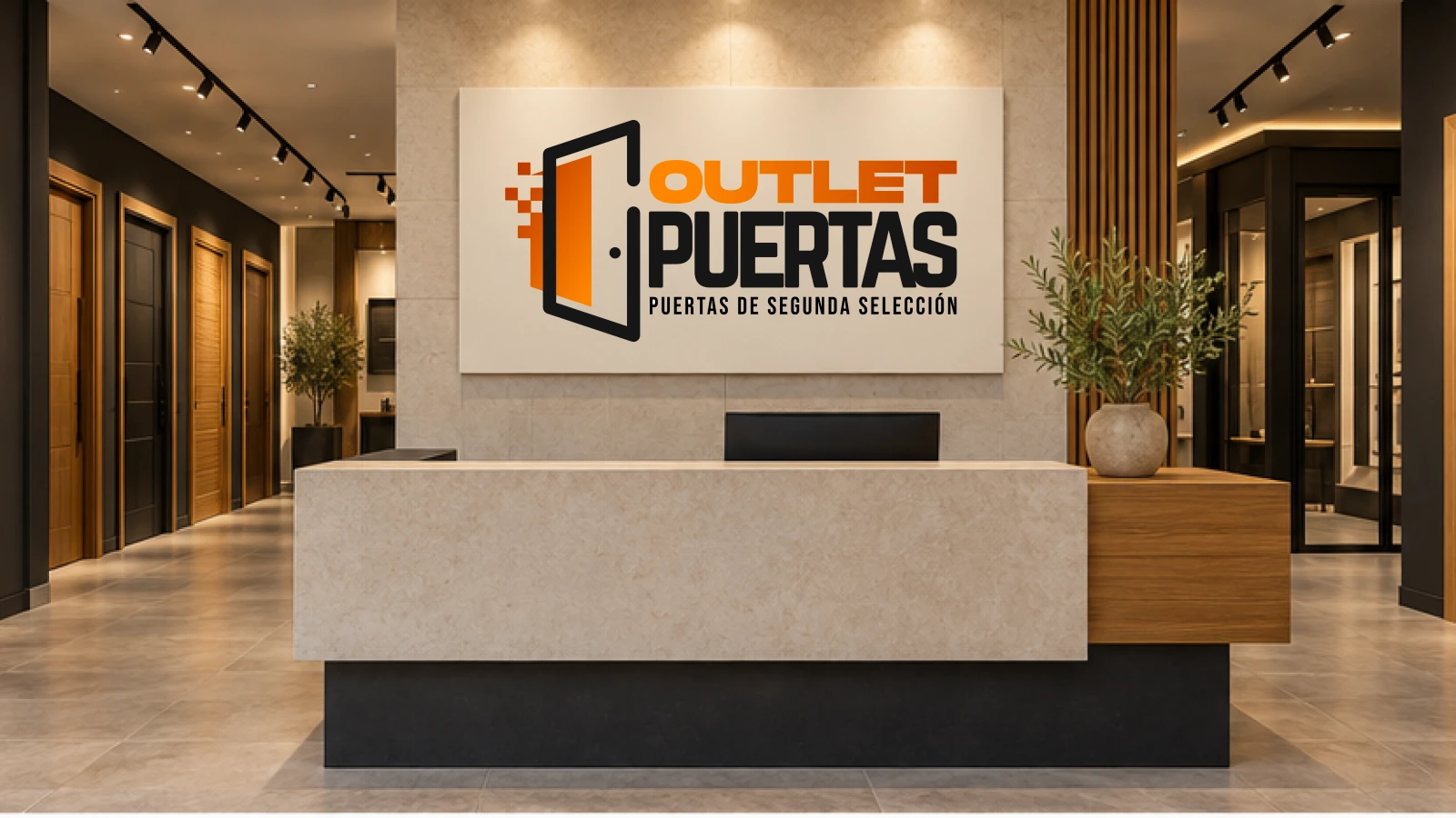 Presentación de Outlet de Puertas en el portafolio