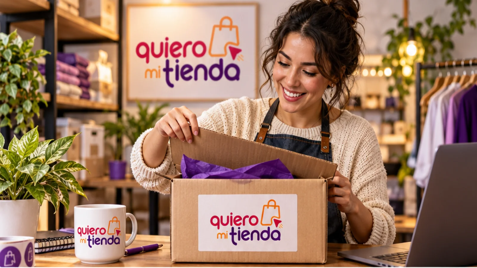 Presentación visual de Quiero Mi Tienda
