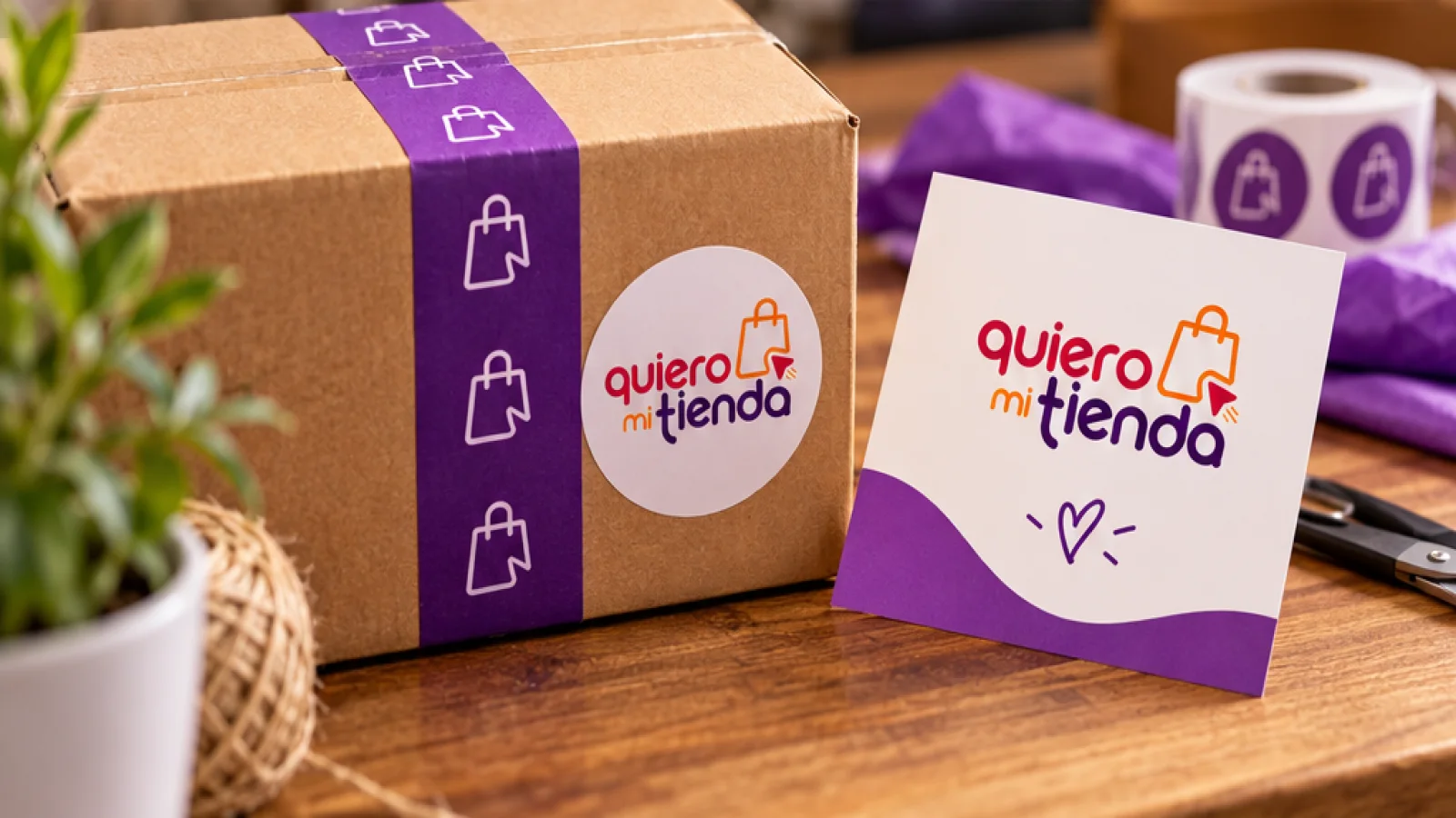 Pieza complementaria de identidad y comunicación.