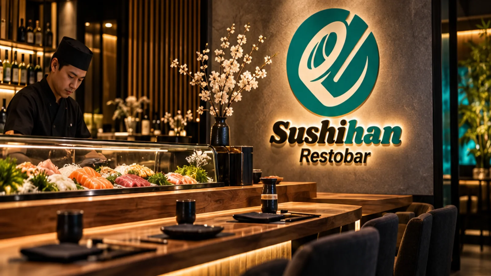 Presentación visual de Sushi Han